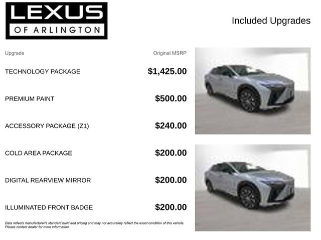 Used 2023 Lexus RZ 450e Premium w/ Technology Package image 4