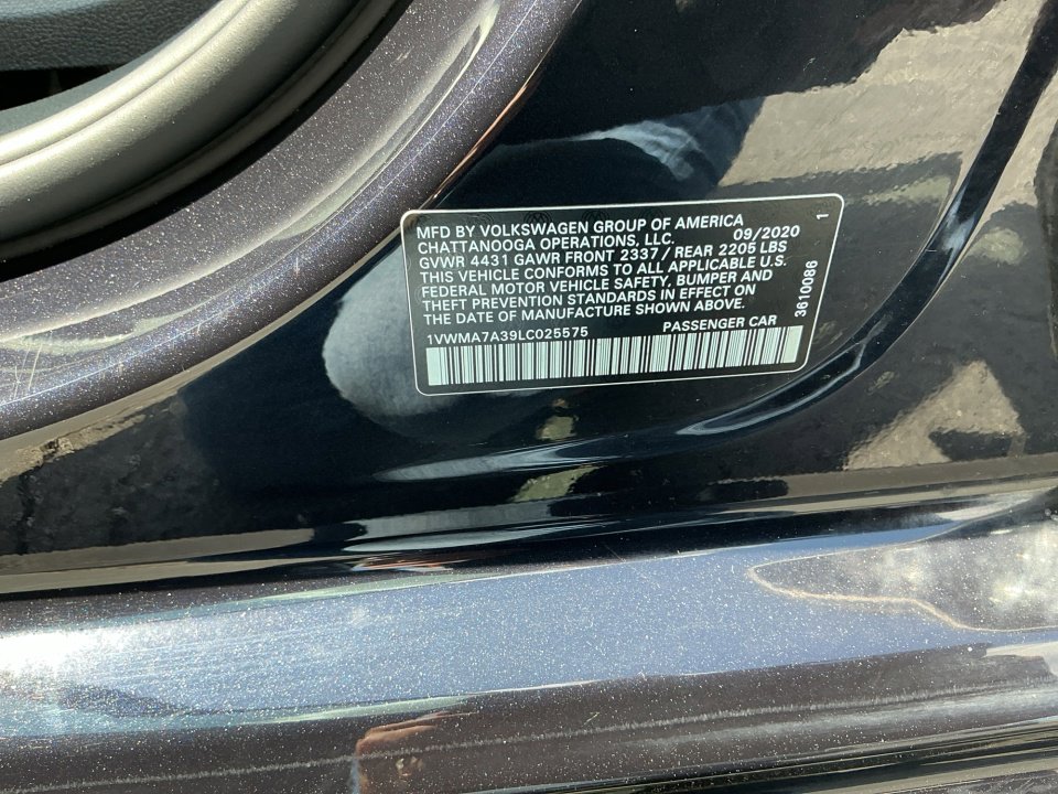 Certified 2020 Volkswagen Passat 2.0T R-Line image 39