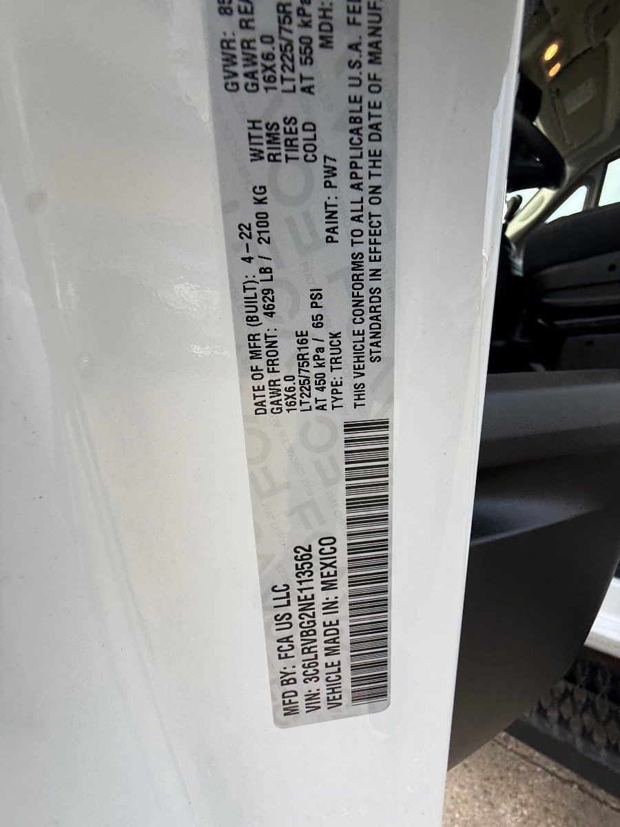 Used 2022 RAM ProMaster 1500 FWD image 28