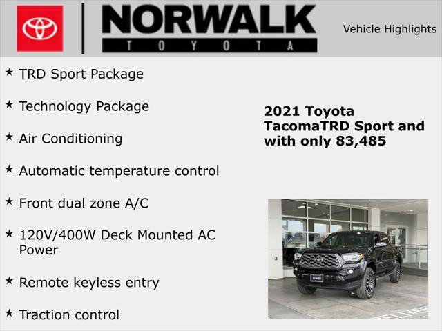Certified 2021 Toyota Tacoma TRD Sport w/ Technology Package RWD image 10
