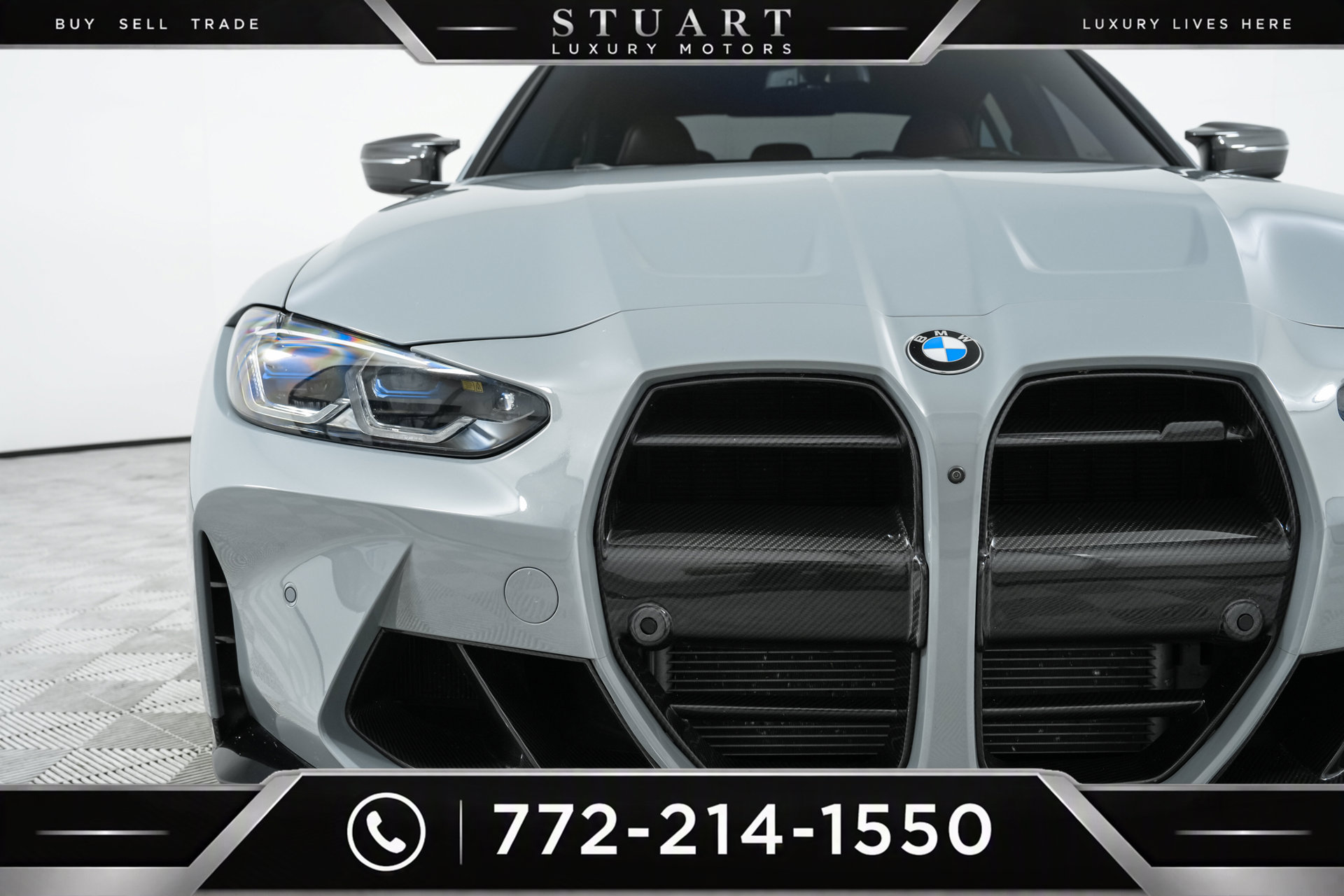 Used 2024 BMW M3 Competition w/ M Carbon Exterior Package AWD/4WD image 44