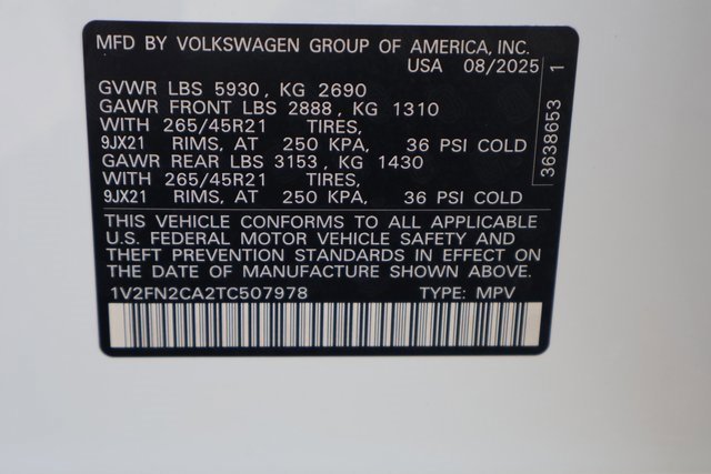 New 2026 Volkswagen Atlas SEL Premium R-Line image 27