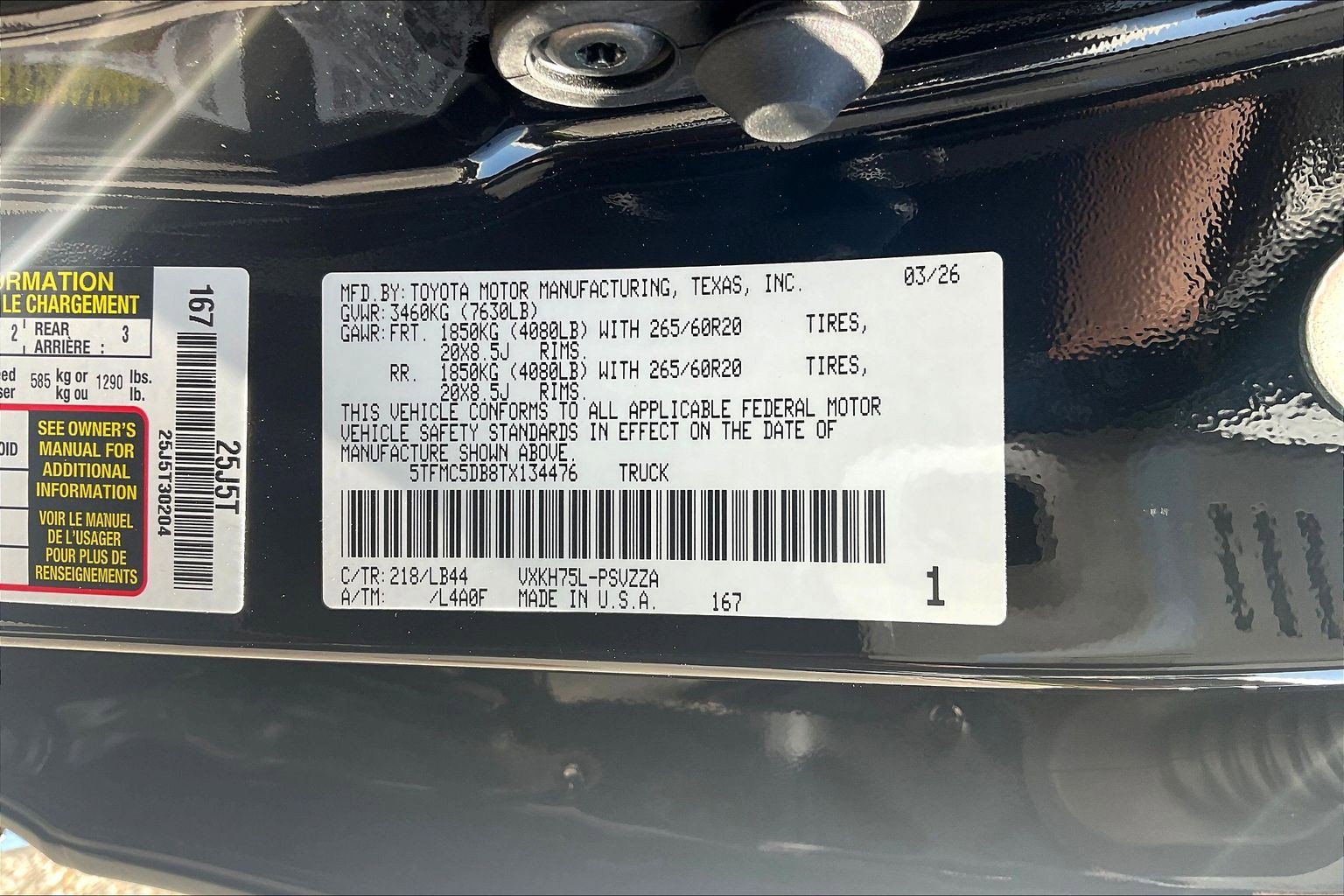 New 2026 Toyota Tundra 1794 Edition image 17
