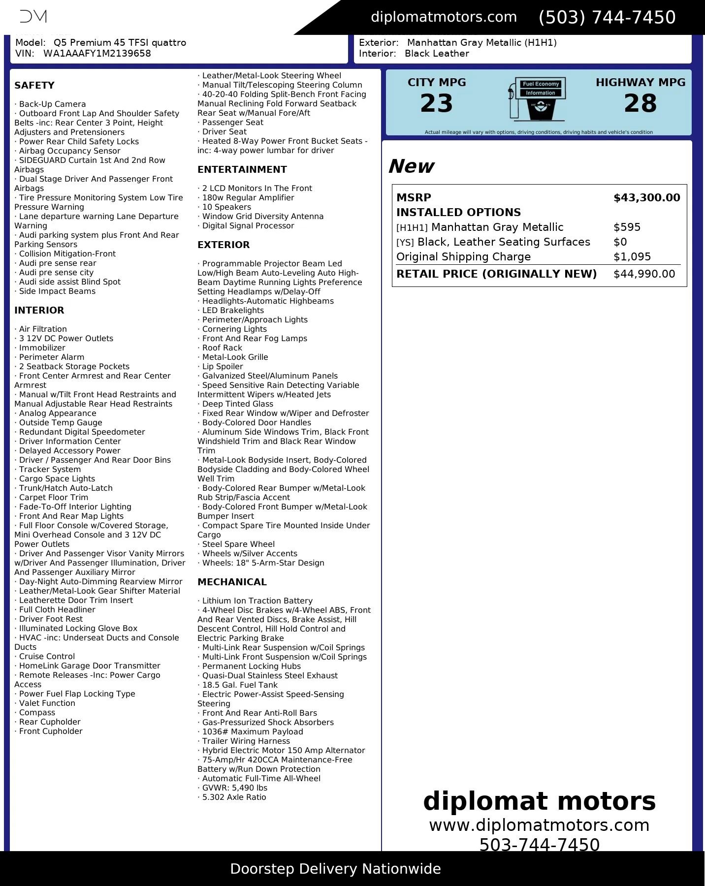 Used 2021 Audi Q5 2.0T Premium image 2