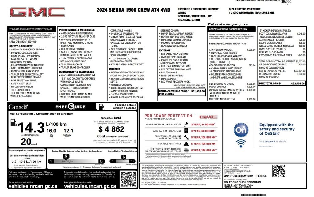 Used 2024 GMC Sierra 1500 AT4 w/ AT4 Premium Package image 4