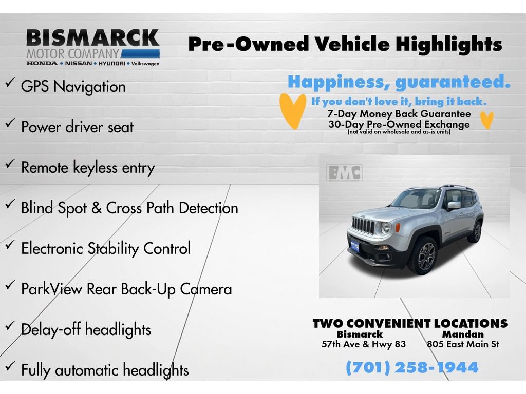 Used 2016 Jeep Renegade Limited AWD/4WD image 5