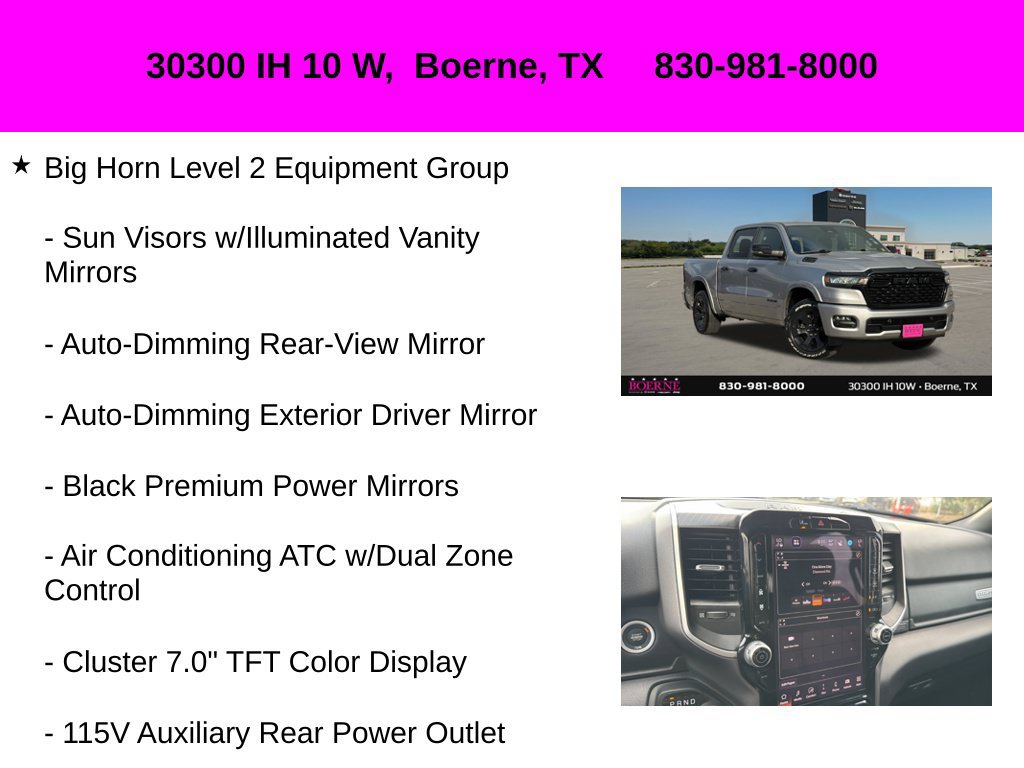 Used 2025 RAM 1500 Big Horn AWD/4WD image 20