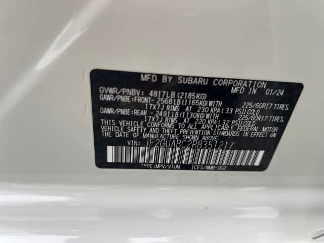 Certified 2024 Subaru Crosstrek 2.0i w/ Crosstrek Mirror Package image 15