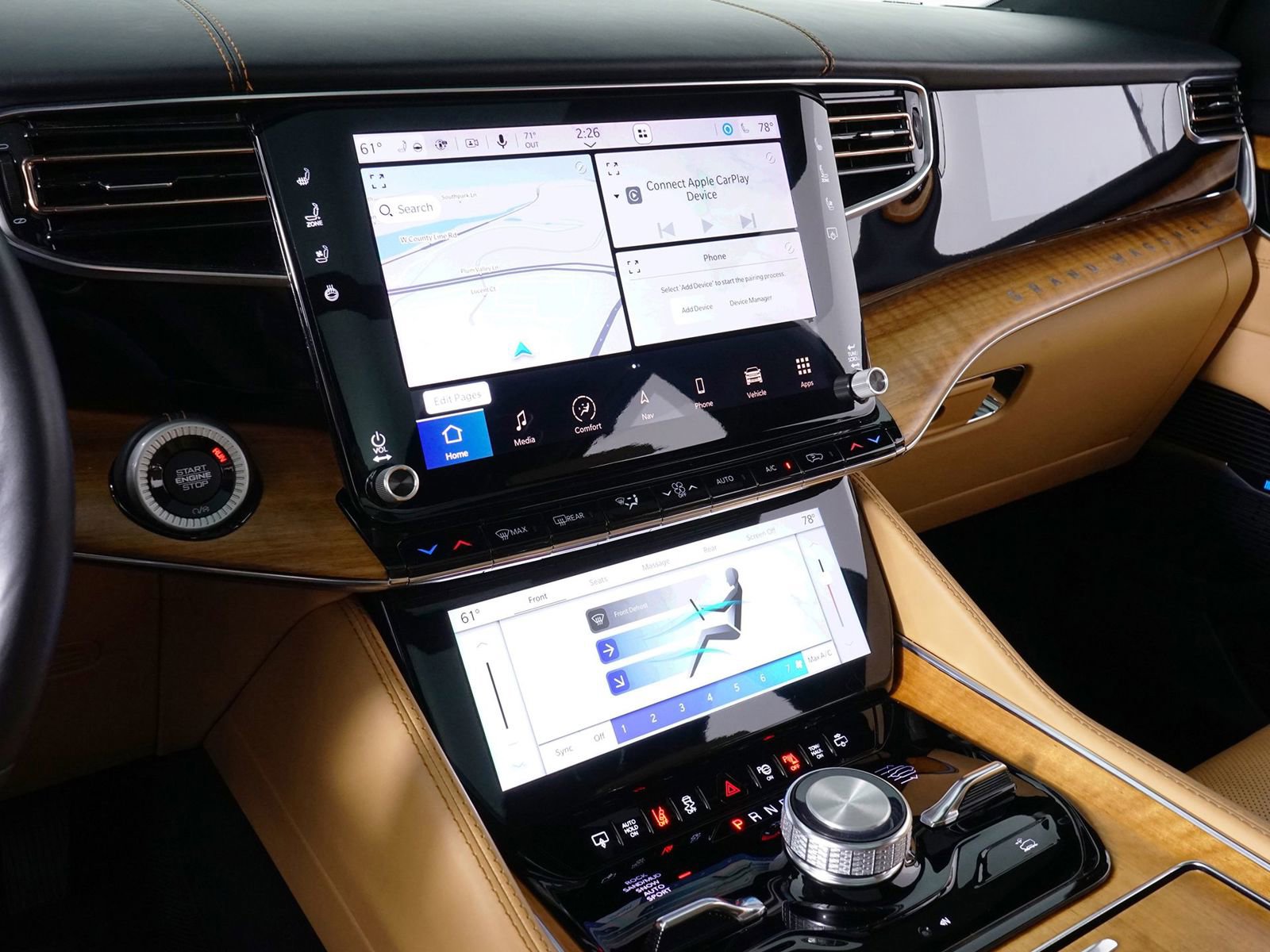 Used 2022 Jeep Grand Wagoneer Series III w/ Rear Seat Video Group 1 image 27