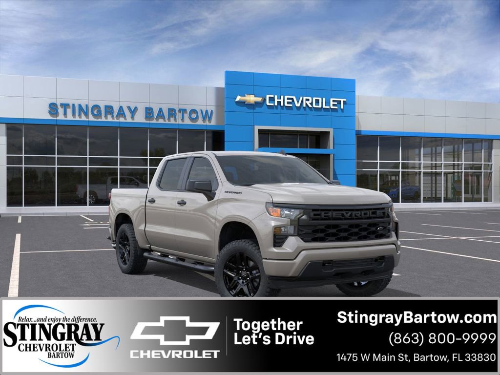 New 2026 Chevrolet Silverado 1500 Custom w/ Turbomax Blackout Package