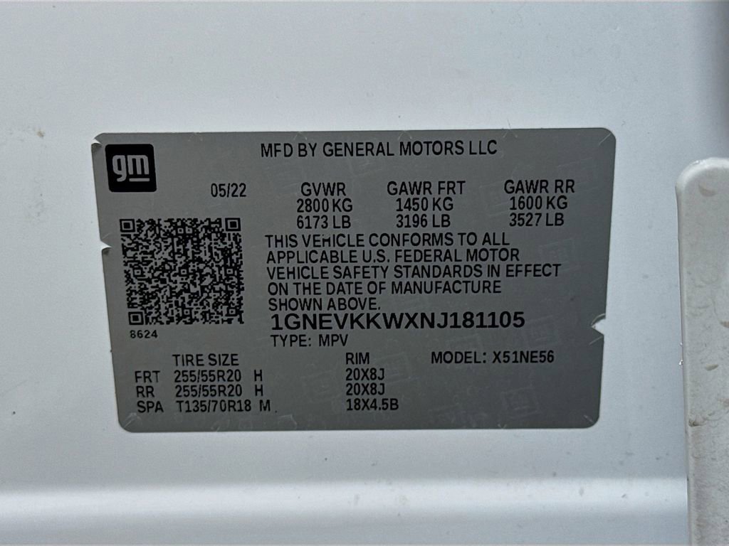 Used 2022 Chevrolet Traverse Premier AWD/4WD image 43