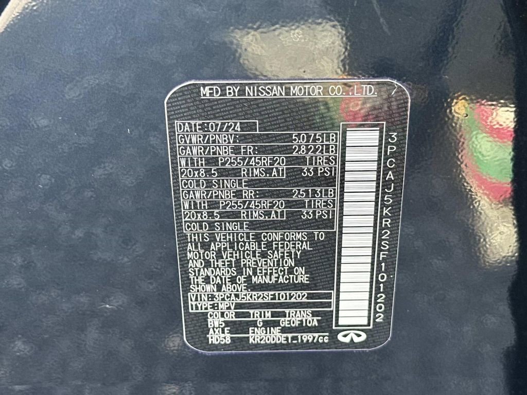 Certified 2025 INFINITI QX55 Essential AWD/4WD image 42
