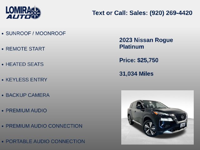 Used 2023 Nissan Rogue Platinum AWD/4WD image 14