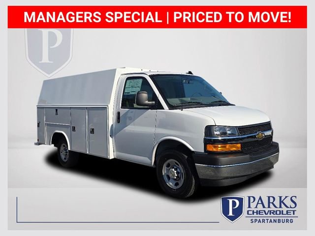 New 2025 Chevrolet Express 3500 w/ Power Convenience Package RWD image 1