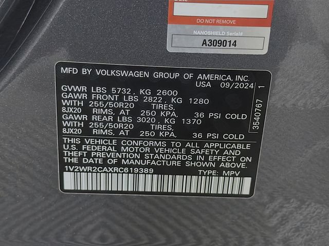 Used 2024 Volkswagen Atlas SE FWD image 35