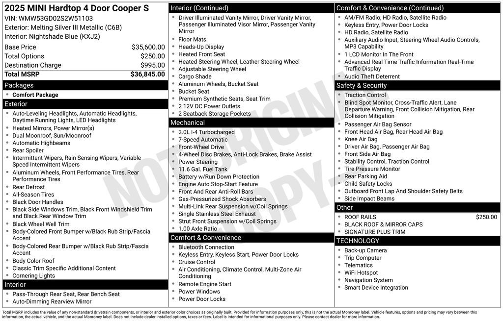 Certified 2025 MINI Cooper S FWD image 12