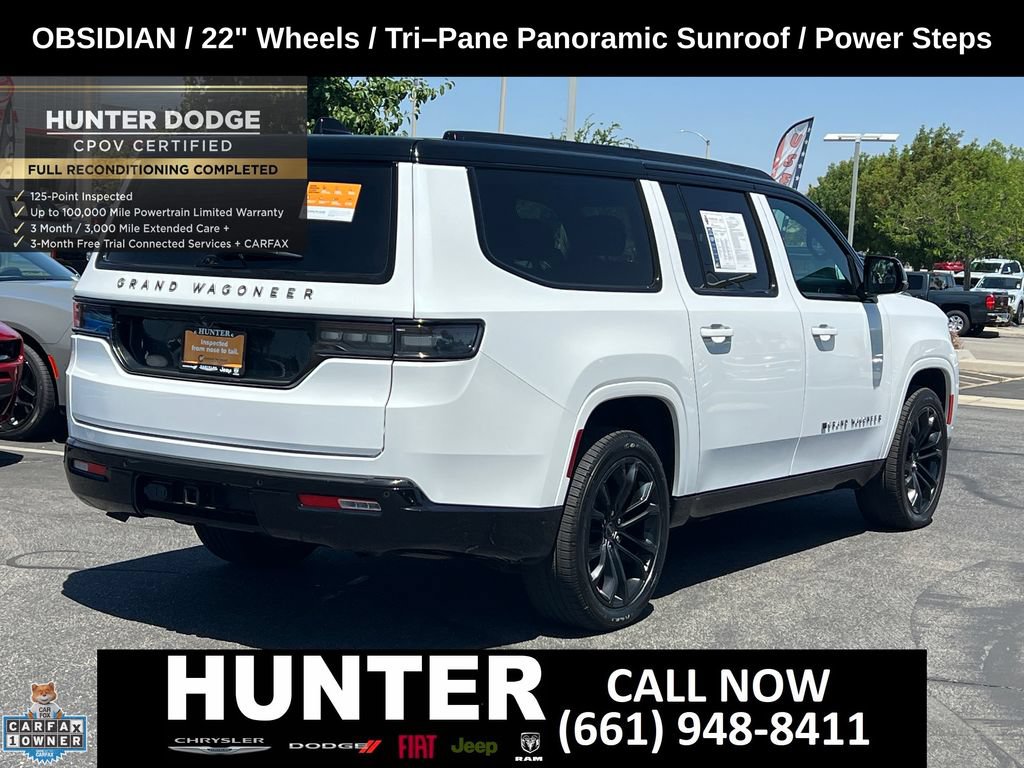 Certified 2024 Jeep Grand Wagoneer L Series II w/ Quick Order Packagew 28T AWD/4WD image 8