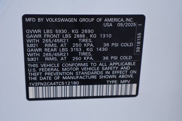 New 2026 Volkswagen Atlas SEL Premium R-Line image 27