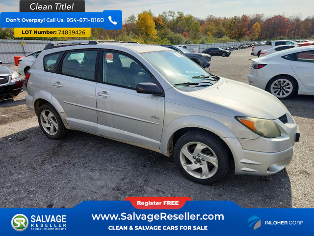 Used 2004 Pontiac Vibe AWD w/ Moon And Tunes Value Package image 5