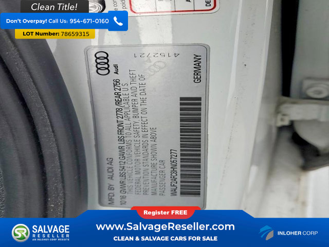 Used 2017 Audi A6 3.0T Premium Plus w/ Driver Assistance Package image 16