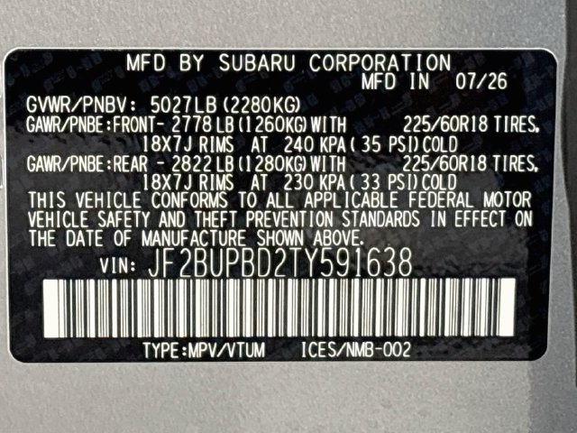 New 2026 Subaru Outback Premium AWD/4WD image 32