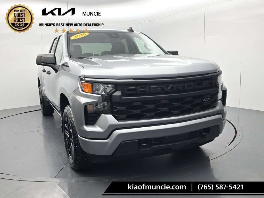 Used 2026 Chevrolet Silverado 1500 Custom w/ LPO, Dark Essentials Package AWD/4WD image 2