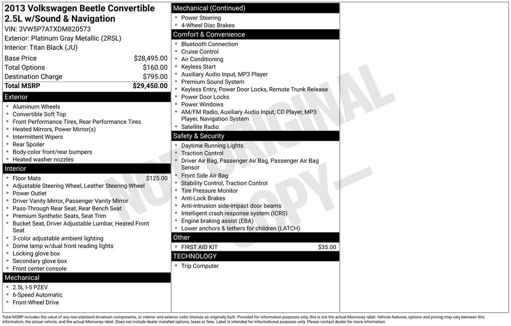 Used 2013 Volkswagen Beetle 2.5 image 22