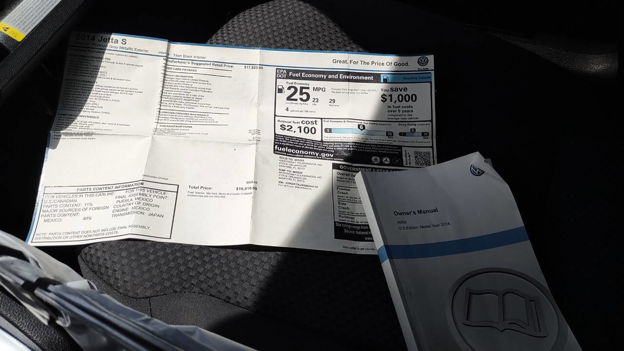 Used 2014 Volkswagen Jetta S image 14