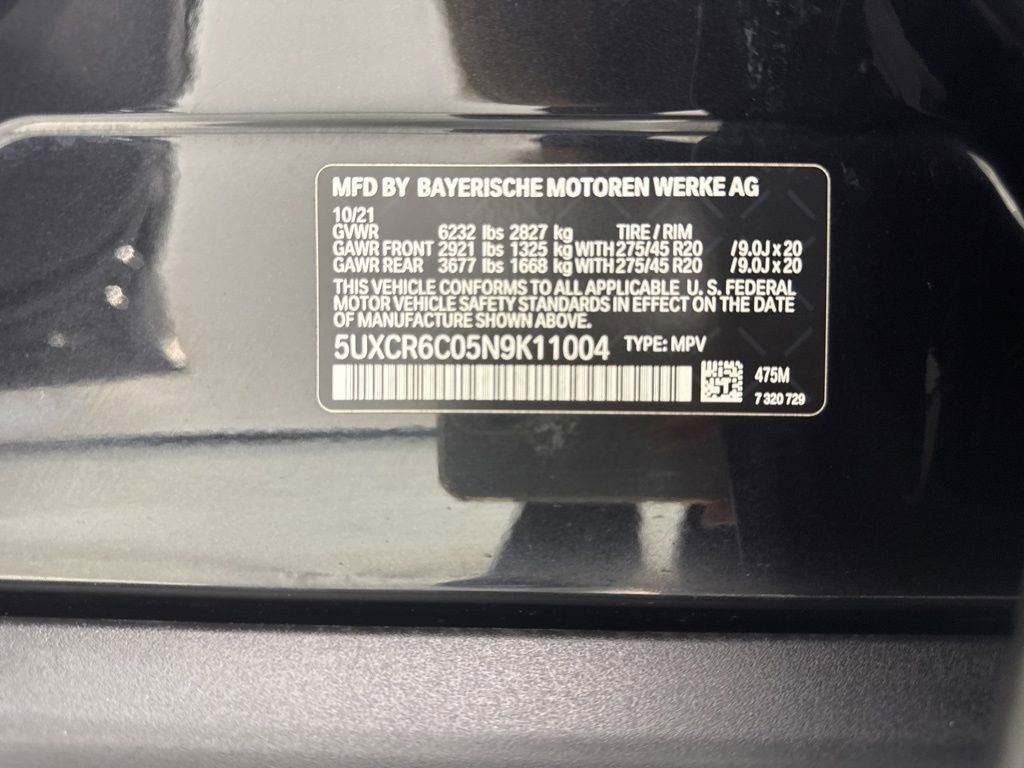 Certified 2022 BMW X5 xDrive40i w/ Premium Package image 11