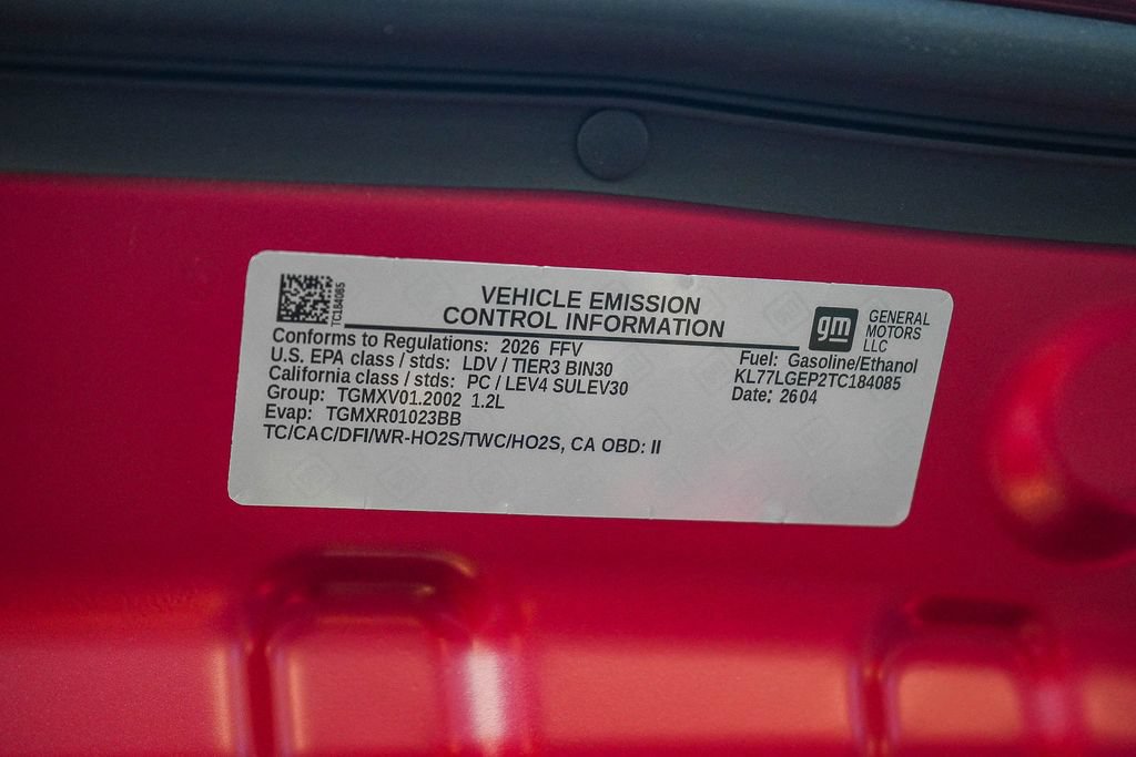 New 2026 Chevrolet Trax RS w/ Sunroof Package FWD image 27