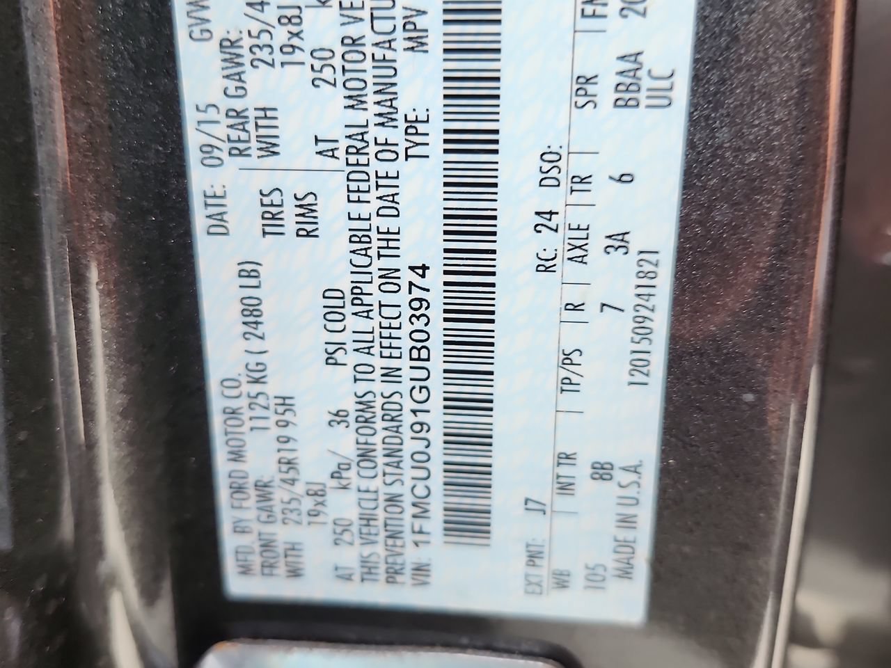 Used 2016 Ford Escape Titanium FWD image 33