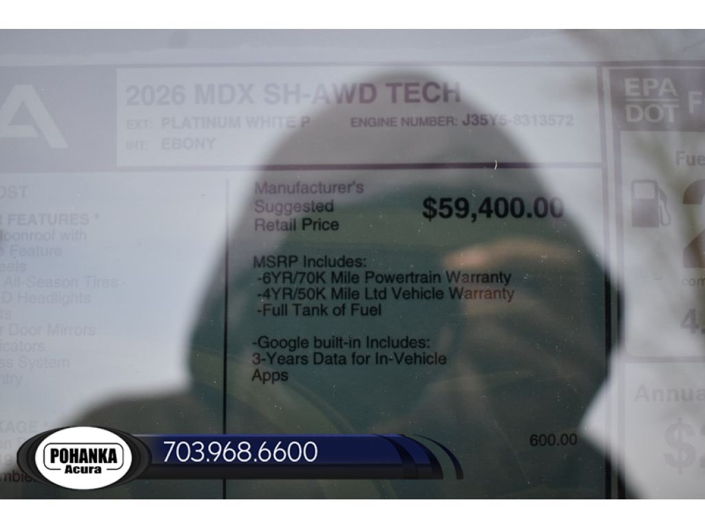 New 2026 Acura MDX w/ Technology Package AWD/4WD image 39