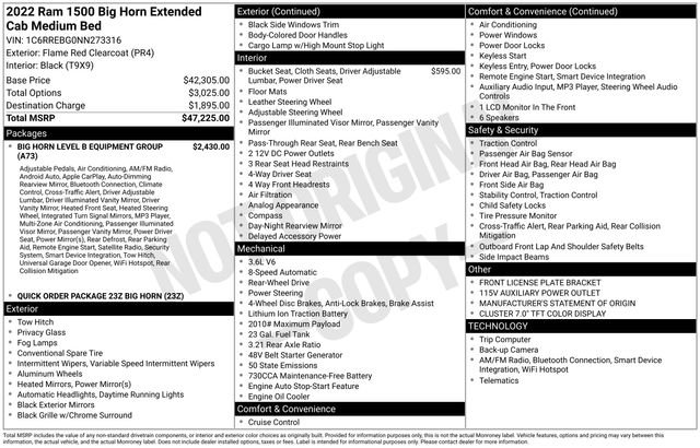 Used 2022 RAM 1500 Big Horn RWD image 28