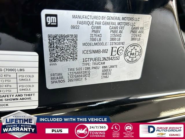 Used 2022 GMC Sierra 1500 AT4 w/ Sierra Safety Plus Package image 35