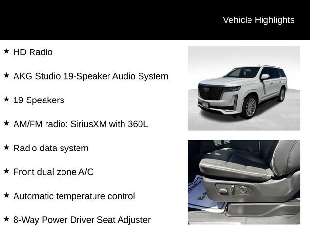 Used 2024 Cadillac Escalade Premium Luxury w/ Touring Package AWD/4WD image 14