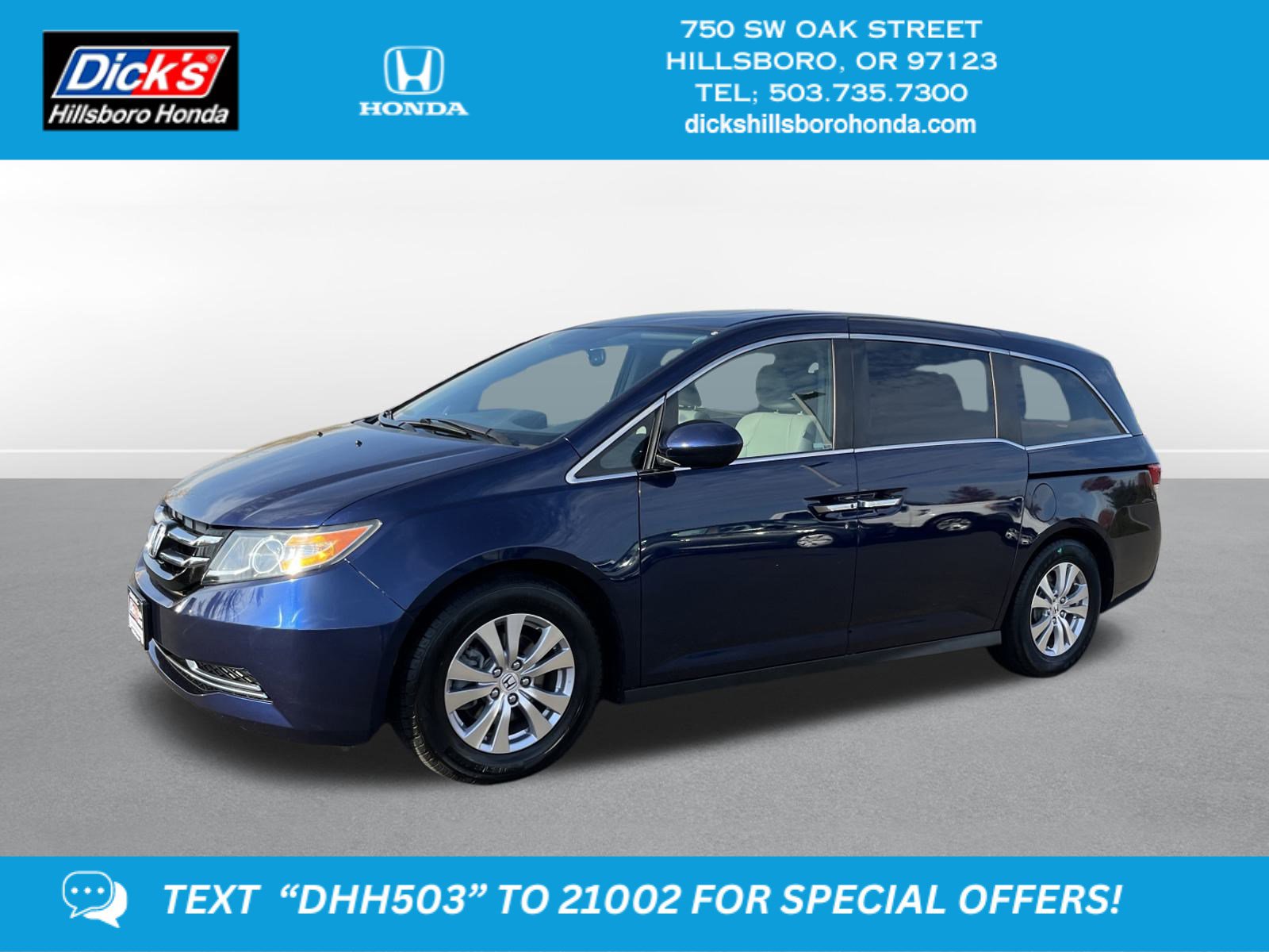 Used 2016 Honda Odyssey EX-L