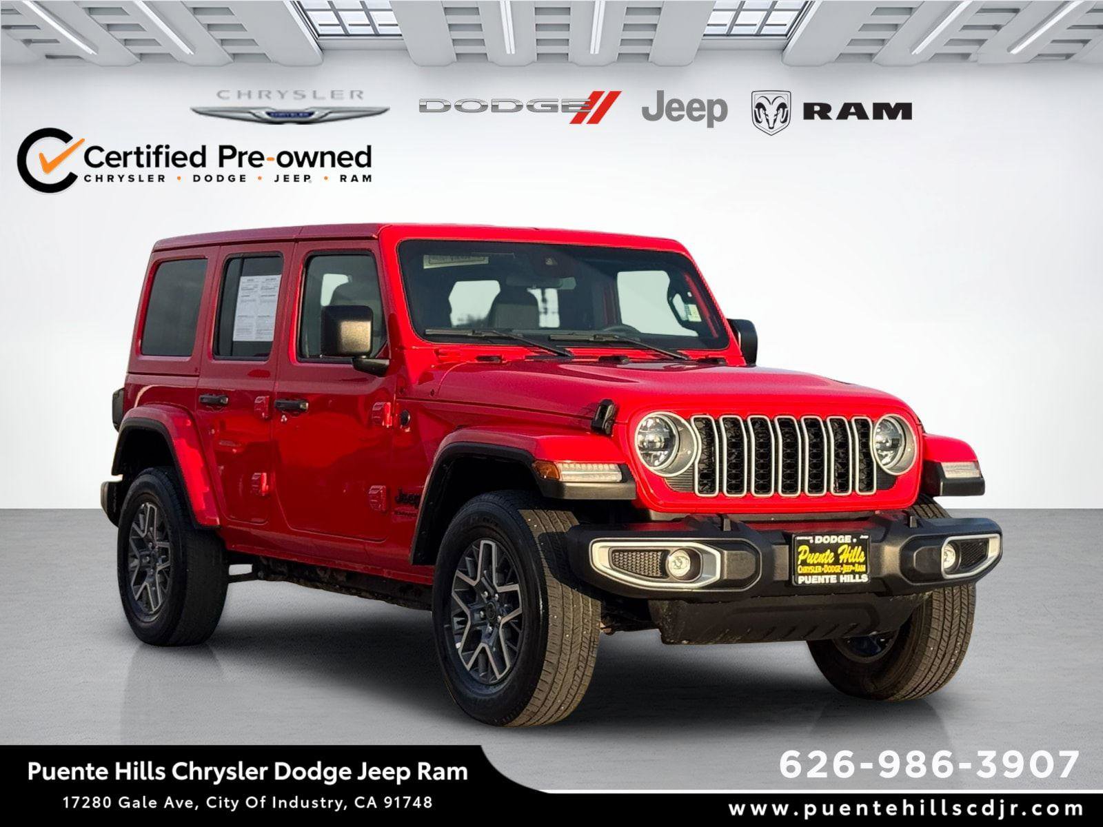 Certified 2025 Jeep Wrangler Sahara image 1