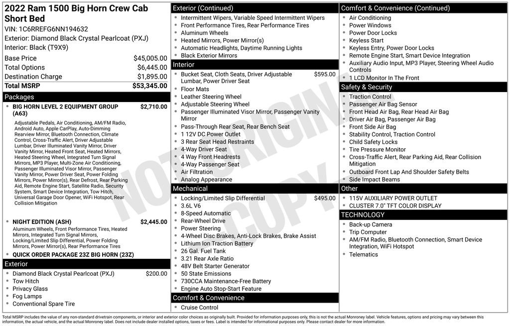 Used 2022 RAM 1500 Big Horn image 8