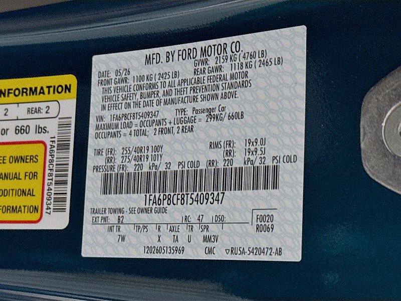 New 2026 Ford Mustang GT Premium w/ GT Performance Package RWD image 31