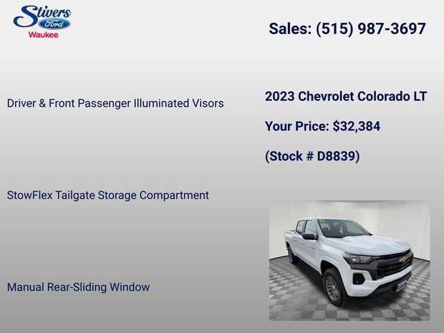 Used 2023 Chevrolet Colorado LT w/ LT Convenience Package image 37