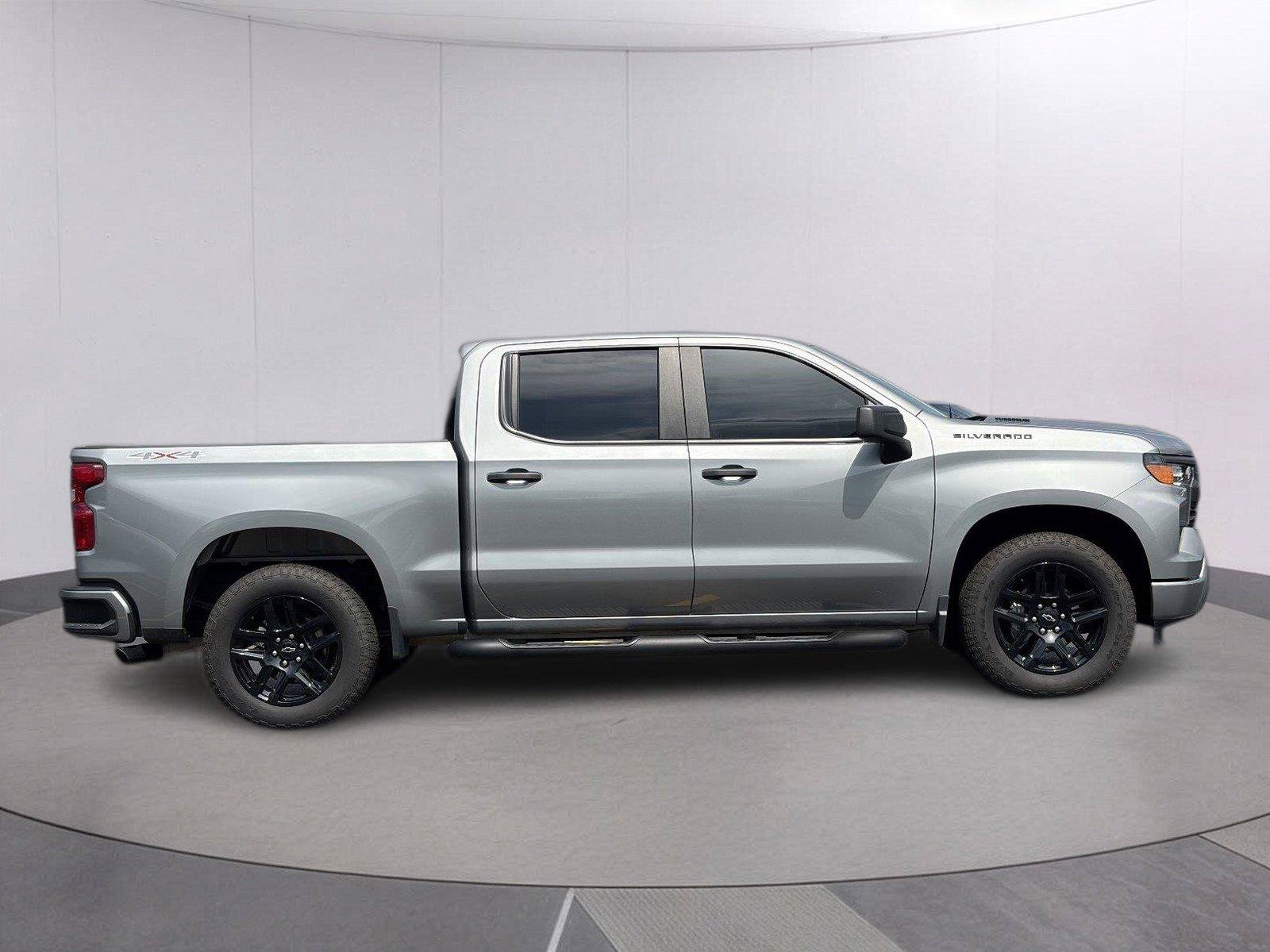 Certified 2026 Chevrolet Silverado 1500 Custom w/ Turbomax Blackout Package AWD/4WD image 8