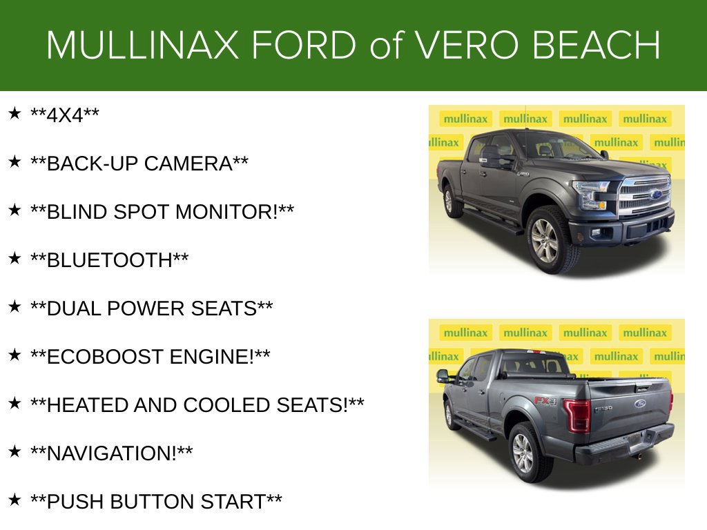 Used 2016 Ford F150 Lariat AWD/4WD image 5