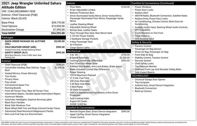 Used 2021 Jeep Wrangler Unlimited Sahara image 38