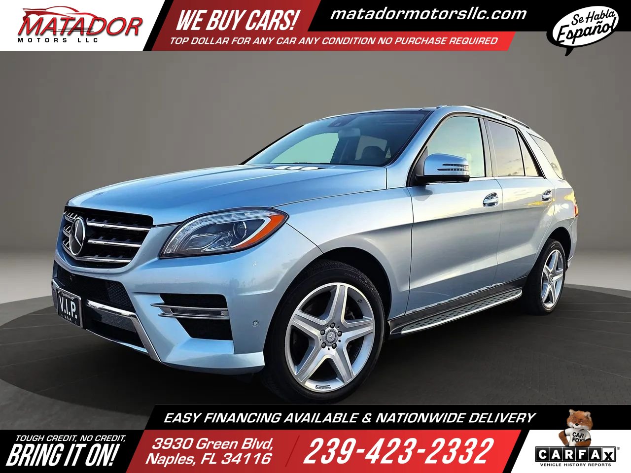 Used 2015 Mercedes-Benz ML 400 4MATIC w/ Driver Assistance Package image 1