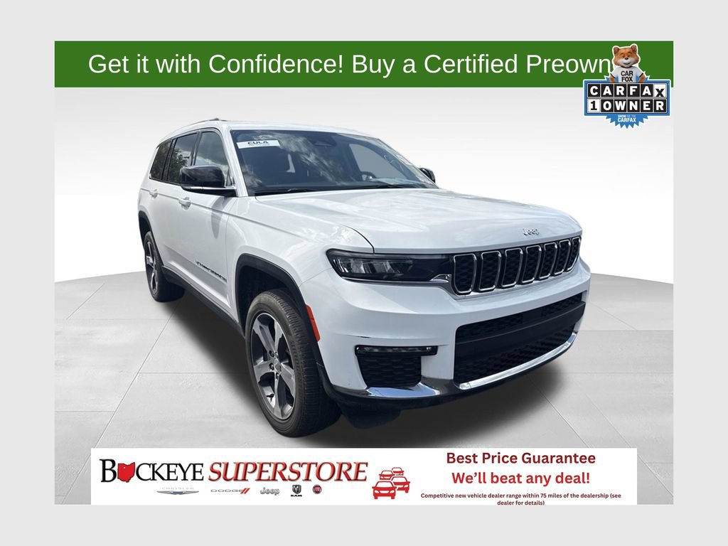 Certified 2023 Jeep Grand Cherokee L Limited AWD/4WD image 1