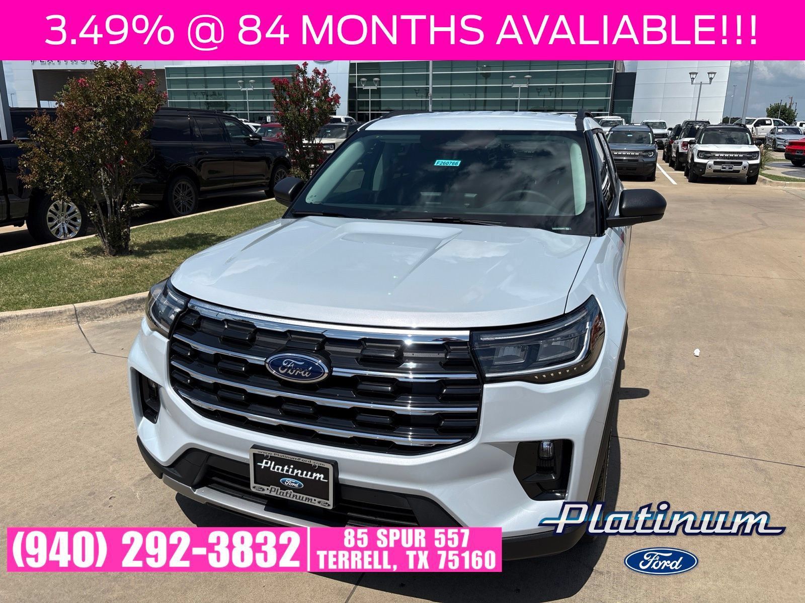 New 2026 Ford Explorer Active w/ Active Comfort Package RWD 360° Tour