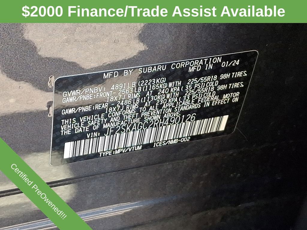 Used 2024 Subaru Forester Sport AWD/4WD image 27