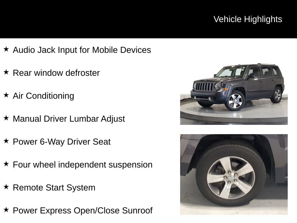 Used 2017 Jeep Patriot High Altitude FWD image 19