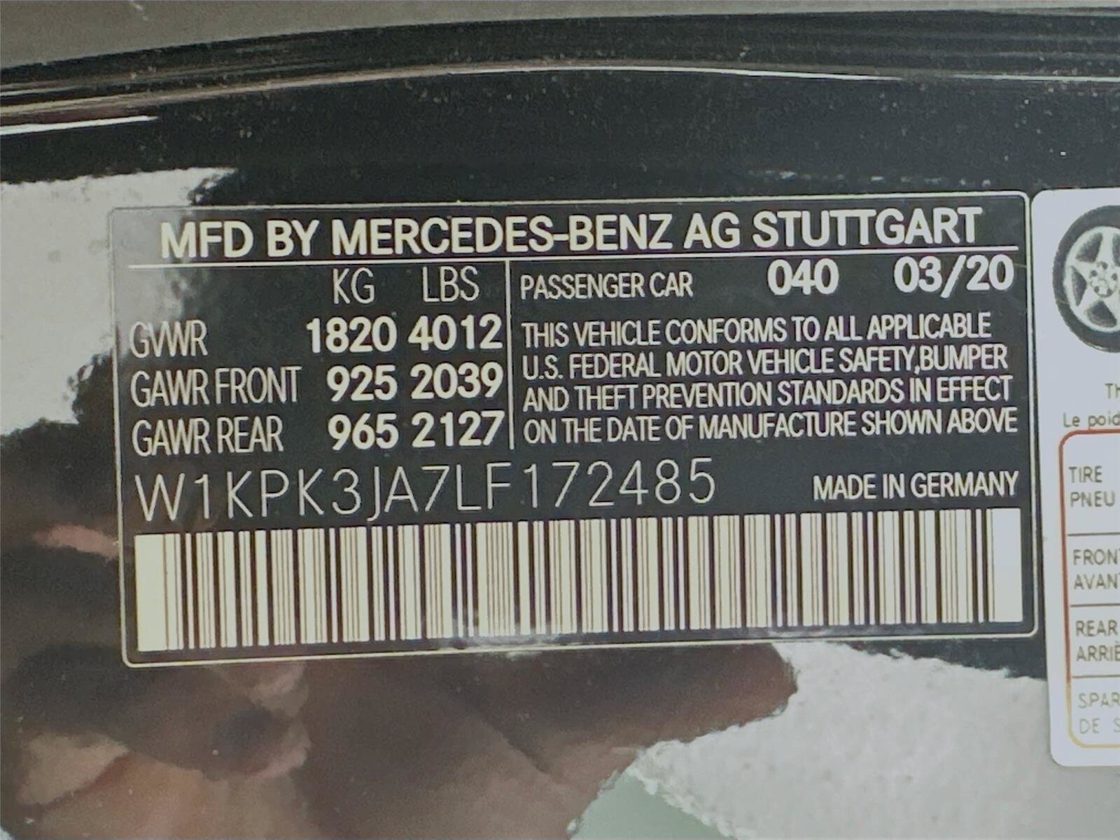 Certified 2020 Mercedes-Benz SLC 300 image 6