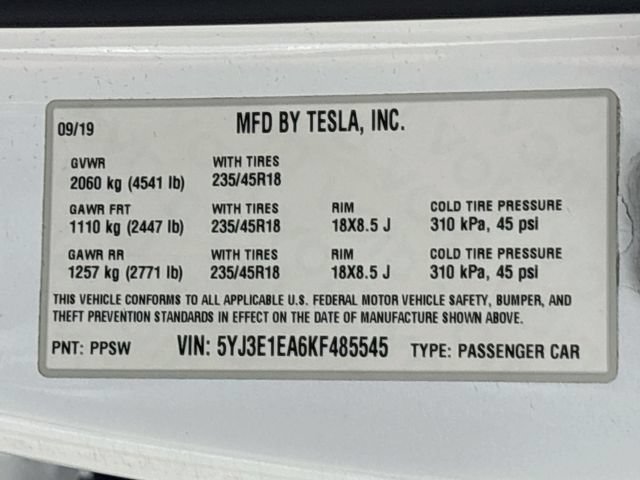 Used 2019 Tesla Model 3 Mid Range RWD image 30